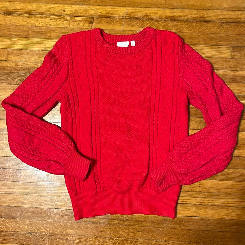 Red sweater